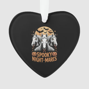 Gruselige Nachtstuten Halloween Pferd Ornament