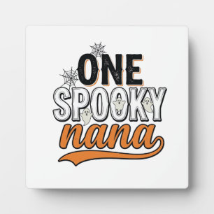 Gruselige Nana Halloween-Geist Vintage-Shirt-Desig Fotoplatte