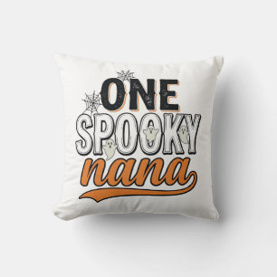 Gruselige Nana Halloween-Geist Vintage-Shirt-Desig Kissen
