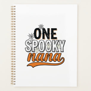 Gruselige Nana Halloween-Geist Vintage-Shirt-Desig Planer
