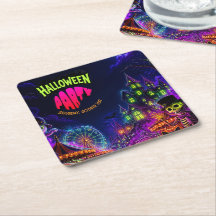 Gruselige Neon-Halloween-Party