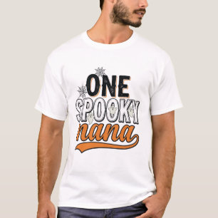 Gruselige Oma Halloween Geist Vintage-Shirt-Design T-Shirt