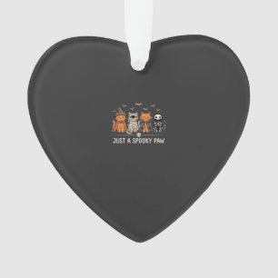 Gruselige Pfote Halloween Katzenkostüm Vektor Desi Ornament