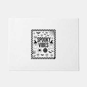 Gruselige Retro-Halloween-Stimmung Fußmatte