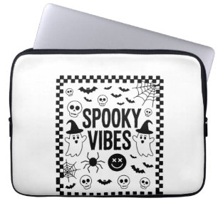 Gruselige Retro-Halloween-Stimmung Laptopschutzhülle