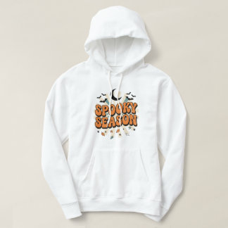 Gruselige Retro-Halloween-Typografie-Designs Hoodie