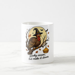 Gruselige Saison, aber als Dinner Thanksgiving Kaffeetasse