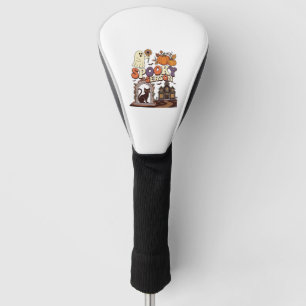 Gruselige Saison Halloween Geist Kürbis Schwarze K Golf Headcover
