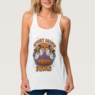 Gruselige Saison-Mannschaft Süßer Geist Halloween- Tank Top