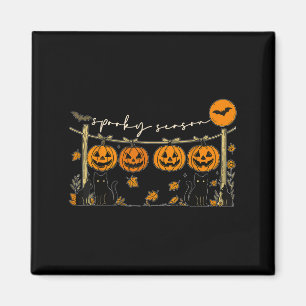Gruselige Saison Retro Halloween Schwarze Katze Kü Magnet