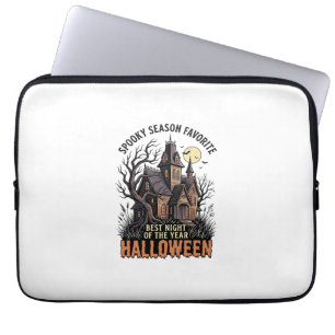 Gruselige Saison Shirt Verlassene Villa Vintage Gr Laptopschutzhülle