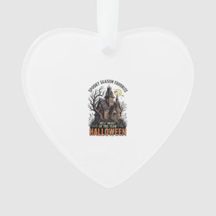 Gruselige Saison Shirt Verlassene Villa Vintage Gr Ornament