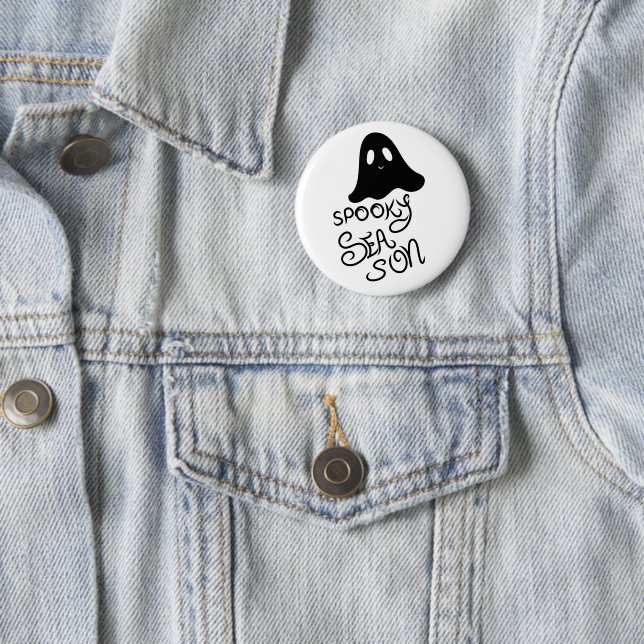 Gruselige Saison süße Geister Halloween-Taste  Button (Beispiel)