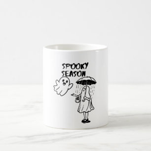 Gruselige Saison Süßer Geist Halloween Kaffeetasse