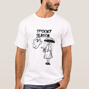Gruselige Saison Süßer Geist Halloween T-Shirt