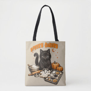 Gruselige schwarze Katzenbäckerei Halloween Backen