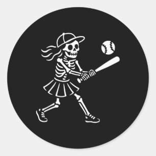 Gruselige Softll Skelette Halloween Kostüm Gruseli Runder Aufkleber