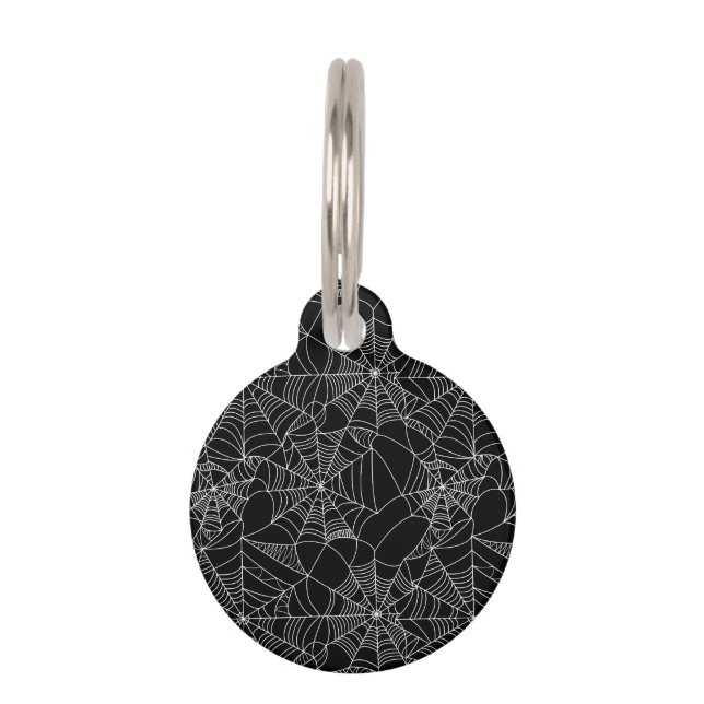 Gruselige Spinnen-Netze Tiermarke (Vorderseite)