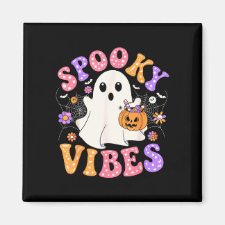 Gruselige Stimmung süßer Geist Jack O Lantern Retr Magnet