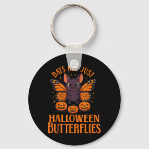 Gruselige süße Fledermaus Halloween Schmetterling Schlüsselanhänger