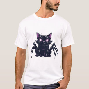 Gruselige süße Katze � Spinnenbeine & Herzaugen Ov T-Shirt