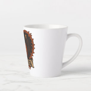 Gruselige süße kleine Latte-Tasse – Halloween-Ästh Milchtasse
