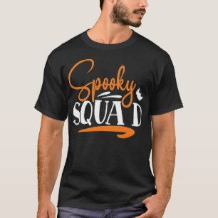 Gruselige Truppe Cooler Halloween-Slogan lustige T T-Shirt