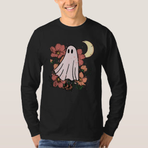 Gruselige Vibes Halloween Groovy Vintage Geist Hal T-Shirt