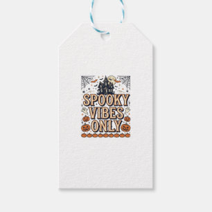 Gruselige Vibes Only Vintage Halloween-Shirt-Desig Geschenkanhänger