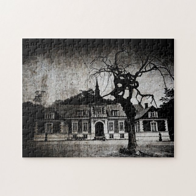 Gruselige Villa - Puzzlespiel Puzzle (Horizontal)