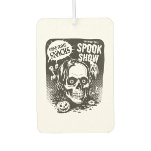 Gruselige Vintage-Halloween-Show Autolufterfrischer