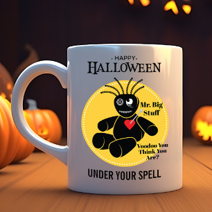 Gruselige Voodoo-Puppe Halloween Kaffeetasse