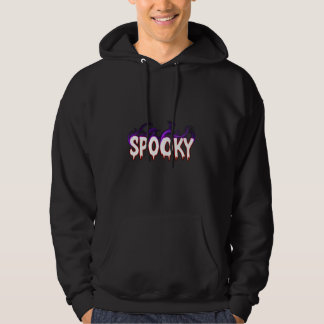 Gruselige wellige Typografie Hoodie