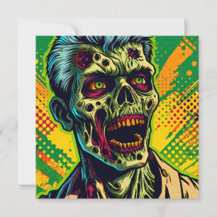 Gruselige Zombie-Halloween-Party