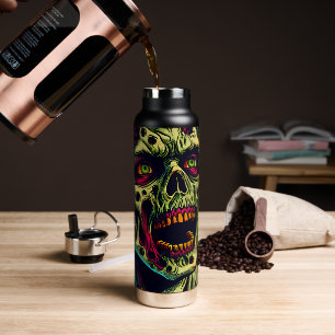 Gruselige Zombie-Halloween-Party Trinkflasche