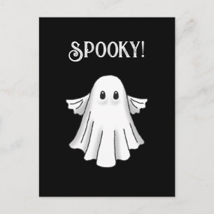Gruseligen Frohen Halloween Postkarte