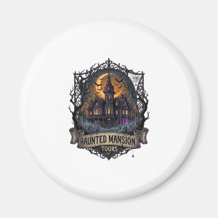 Gruseligen Mansion-Touren Halloween-Gotisches Haus Magnet
