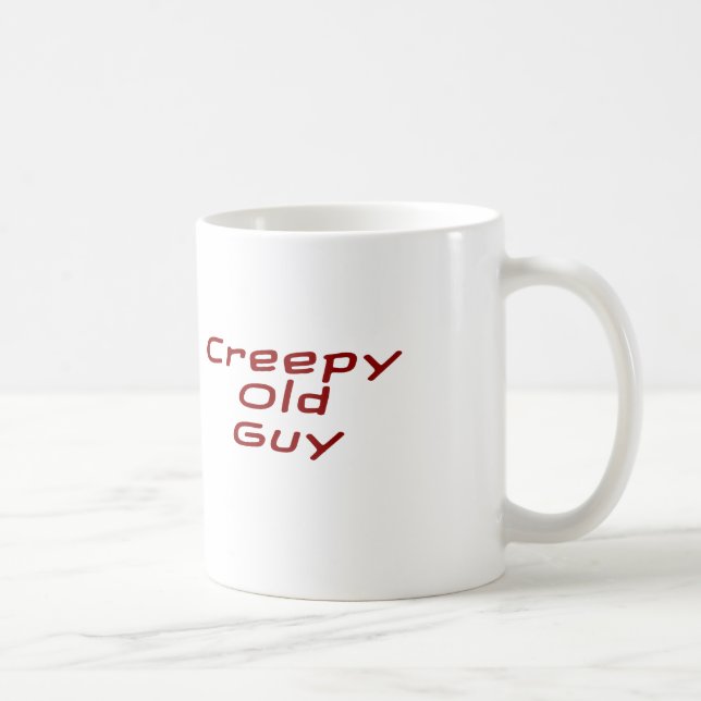 Gruseliger alter Mann Tasse (Rechts)