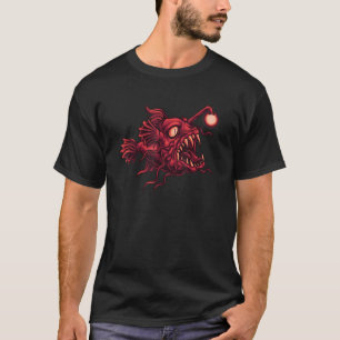 Gruseliger Anglerfisch für Tiefseefische T-Shirt