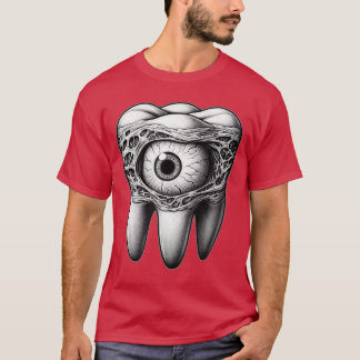Gruseliger Augapfel Surrealer Horror Weirdcore Pun T-Shirt