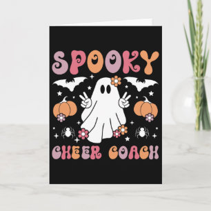 Gruseliger Cheer Coach Halloween Cheerleading Coac Karte