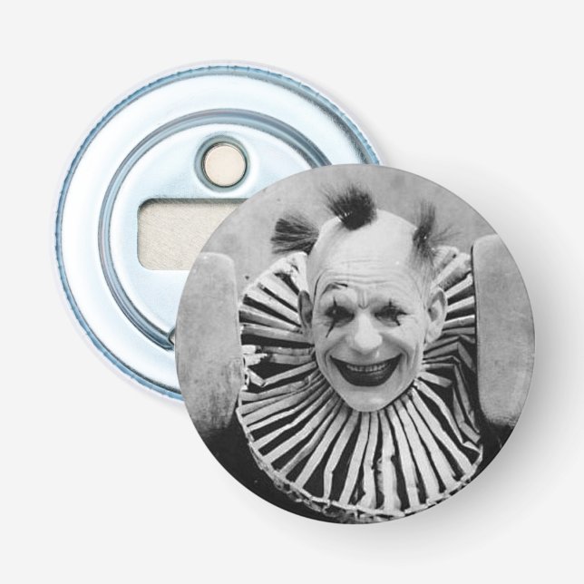 Gruseliger Clown Flaschenöffner (Vorderseite)