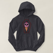 Gruseliger Cream Unisex Hoodie