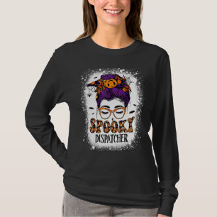Gruseliger Dispatcher 911 Halloween Frauen Unorden T-Shirt