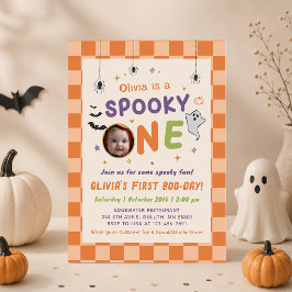Gruseliger Einladung zum 1. Geburtstag mit Hallowe