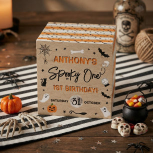 Gruseliger Erster! Halloween 1. Geburtstagsfeier Geschenkschachtel