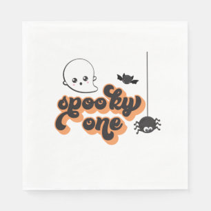 Gruseliger Erster Halloween Geburtstag Serviette