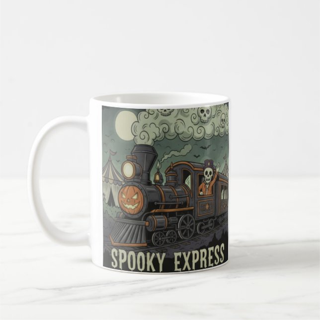 Gruseliger Express-Becher  Kaffeetasse (Links)