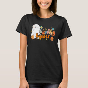 Gruseliger Friseur Retro Groovy Süßer Geist Hallow T-Shirt