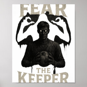 Gruseliger Fußballtorwart-Horror-Angst Der Torwart Poster